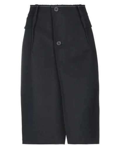 Maison Margiela Midi Skirts In Black