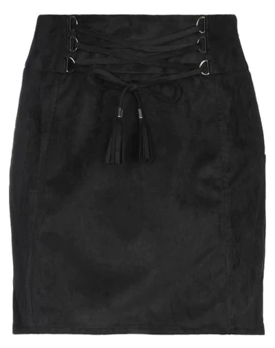 Patrizia Pepe Mini Skirts In Black