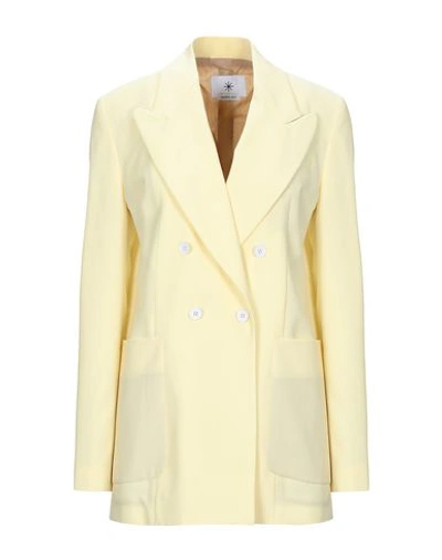 Manuel Ritz Suit Jackets In Yellow