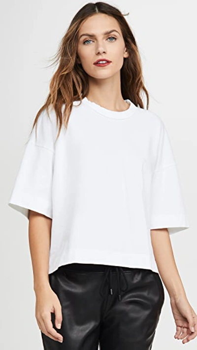 Bassike Net Sustain Organic Cotton-jersey T-shirt In White