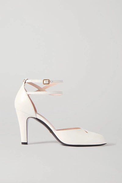 Gucci Indya Cutout Leather Pumps