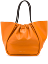 Proenza Schouler Small Ruched Tote Bag In Orange