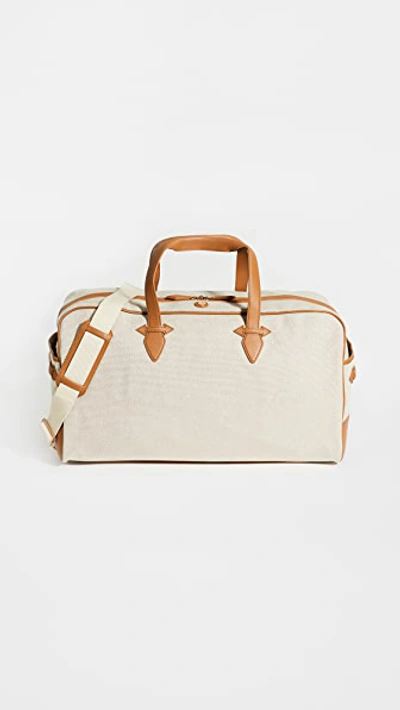 Paravel Grand Tour Canvas Holdall In Scout Tan