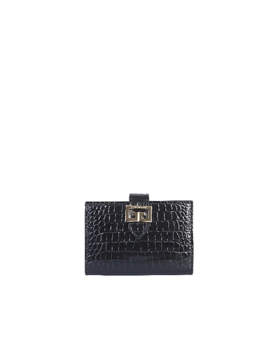 Givenchy Gv3 Card Holder In Nero