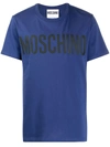 Moschino Couture Short-sleeved T-shirt With Logo In Fuchsia