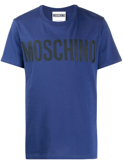 Moschino Couture Short-sleeved T-shirt With Logo In Fuchsia