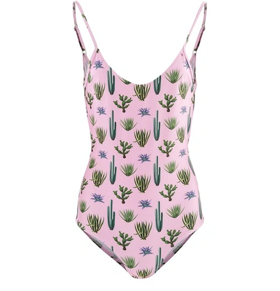 Verdelimon Tulum One Piece Swimming Costume In Cactus