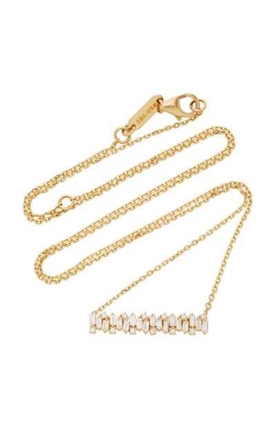 Suzanne Kalan 18k Gold Diamond Necklace