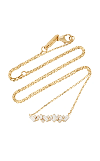Suzanne Kalan 18k Gold Diamond Necklace