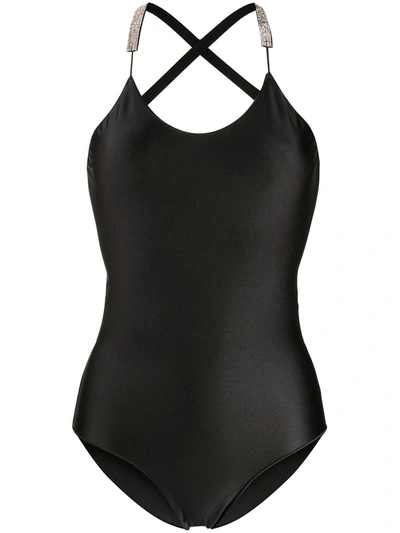 Oseree Maillot 一件式泳装 In Black