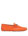 Tod's Loafers In Orange