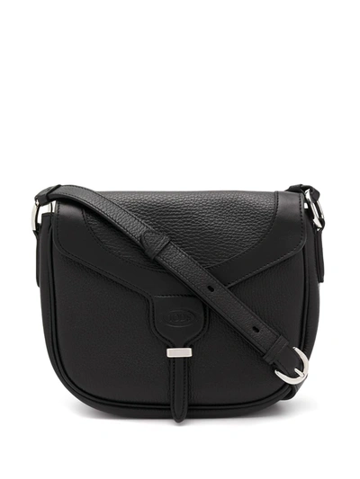 Tod's Joy Medium Leather Crossbody Bag In Black
