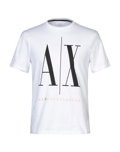 Armani Exchange T-shirts In White