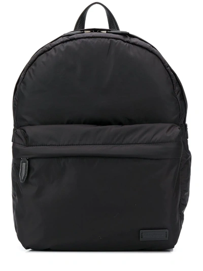 Ferragamo Lightweight Padded Backpack In Black