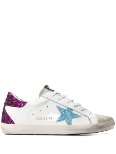 Golden Goose Star Logo Trainers In White