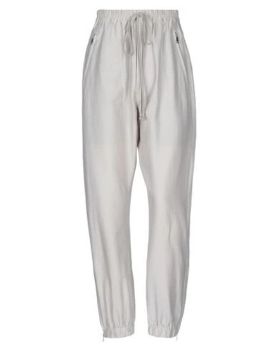 Rick Owens Casual Pants In Light Grey