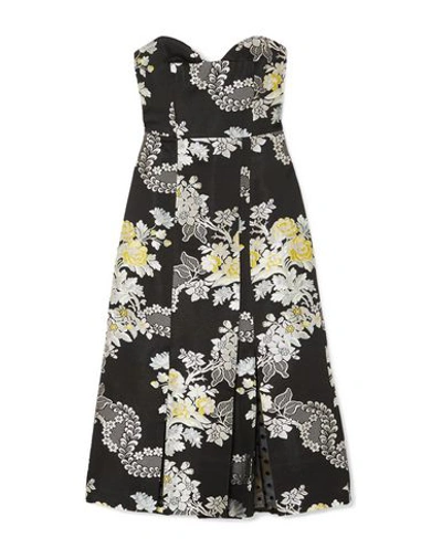 Erdem Midi Dresses In Black