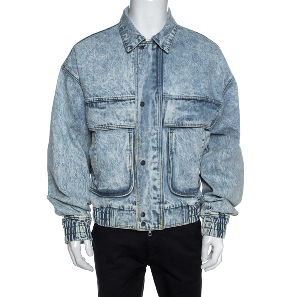 amiri bomber denim jacket
