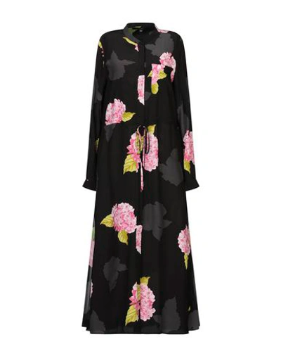 French Connection Midi Shirt Floral Bloom Dress-black