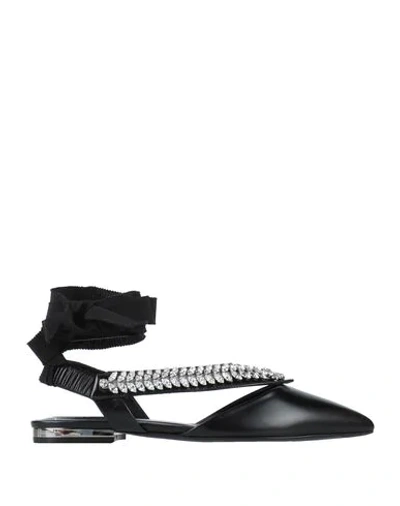 Roger Vivier Ballet Flats In Black