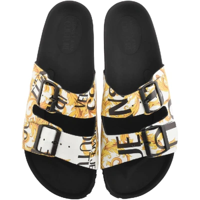 Versace Jeans Couture Logo Sliders White