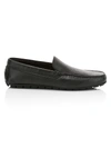 To Boot New York Key Largo Leather Driving Moccasins In Cervo Nero