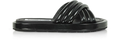 Mcq By Alexander Mcqueen Shoes Black Venture Slide Sandals