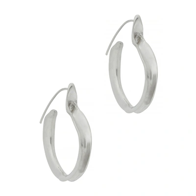 Ariana Boussard-reifel Kiki Sterling Silver Hoop Earrings