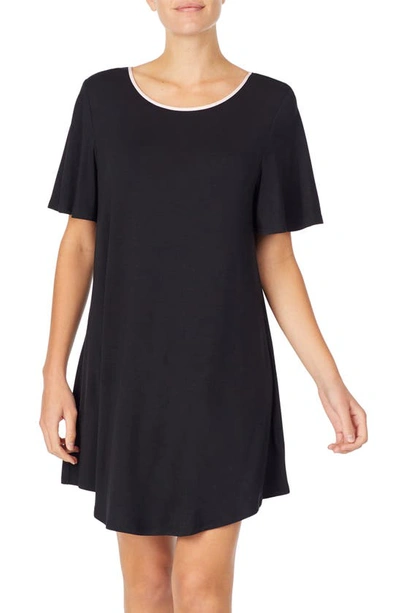 Kate Spade Jersey Sleep Shirt In Black