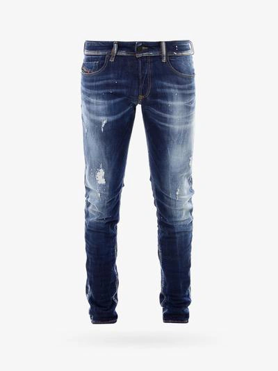 Diesel Blue Cotton Jeans