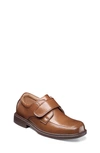 Florsheim Kids' Toddler, Little And Big Boy Berwyn Jr Ii Hook And Loop Closure Slip On Uniform Shoe In Cognac