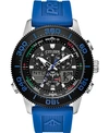 Citizen Eco-drive Men's Promaster Sailhawk Analog-digital Blue Polyurethane Strap Watch 44mm