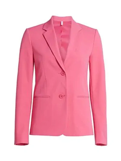 Helmut Lang Women's Shrunken Blazer In Bright Pink