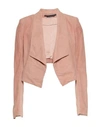 Alice And Olivia Suit Jackets In Pastel Pink