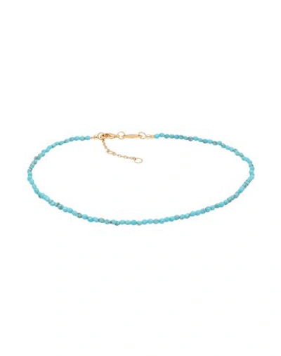 Anni Lu Ankle Bracelets In Sky Blue