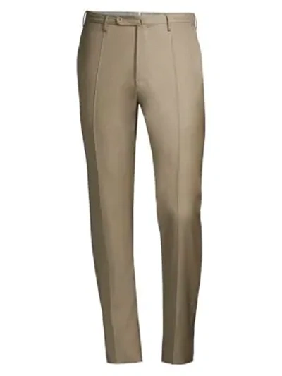 Incotex Men's Matty Twill Dress Pants In Beige