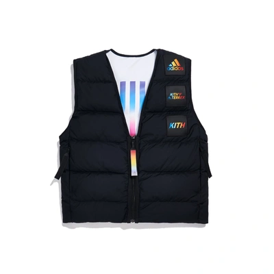 Pre-owned Kith X Adidas Terrex Reversible Down Vest White/black