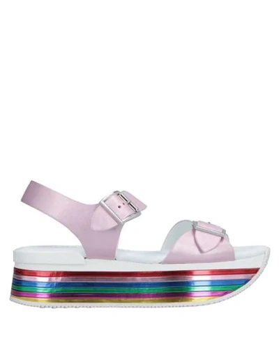 Hogan Sandals In Pink