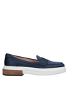 Tod's Loafers In Dark Denim