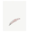 Simone Rocha Large Flower Crystal Hair Clip In Pink