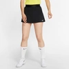 Nike Court Dri-fit Women's Tennis Skirt In Black,black,black,white