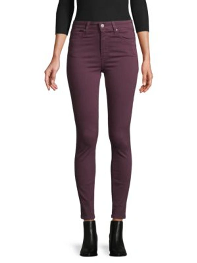 Paige Jeans Women's Hoxton Ankle Pants In Pinot Noir