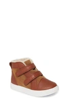 Ugg Boys' Rennon Ii High Top Sneakers - Toddler, Little Kid In Chestnut