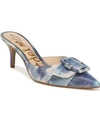 Sam Edelman Janessa Mules Women's Shoes In Blue
