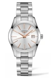 Longines Women's Swiss Conquest Classic Stainless Steel Bracelet Watch 34mm In No Color