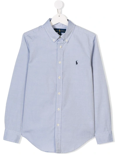 Ralph Lauren Teen Classic Oxford Shirt In Blue
