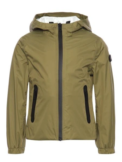 Ai Riders On The Storm Kids Rain Jacket For Girls In Green