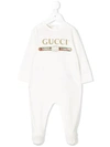 Gucci Kids Babygrow For For Boys And For Girls In White