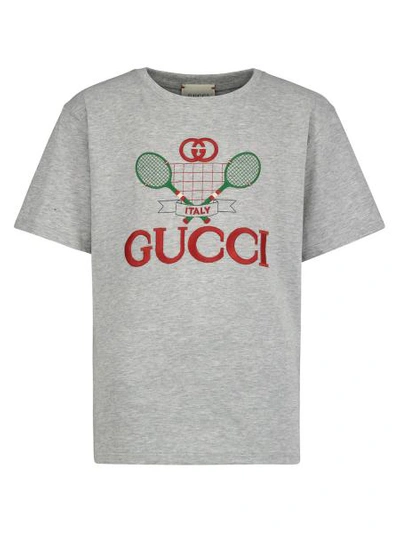 Gucci Kids T-shirt For Boys In Grey