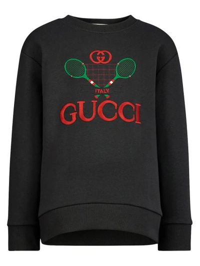 Gucci Kids Sweatshirt For Boys In Black